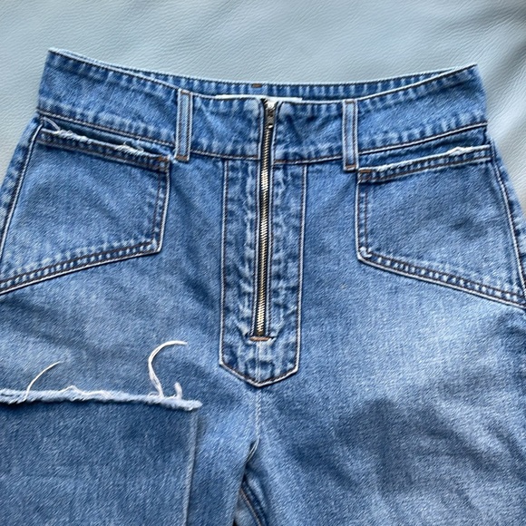 Reformation Cher High Rise Wide Leg Zip Jean - Picture 3 of 7